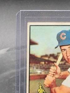 lot 86 image: 1961 Topps Ron Santo All-Star Rookie Baseball Card #35