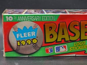 lot 161 image: 1990 10th Anniversary Edition Fleer Baseball Factory Sealed Set