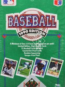 lot 187 image: 1990 Upper Deck Old New Stock (36) Pack Box