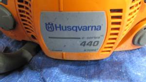 lot 24 image: 440 Husqvarna Chainsaw
