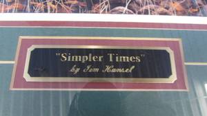 lot 33 image: Simpler Times by Jim Hansel