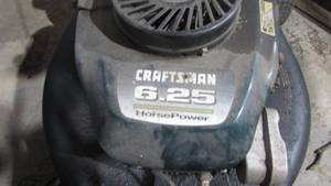 lot 50 image: Craftsman Push Lawn Mower With Bagger