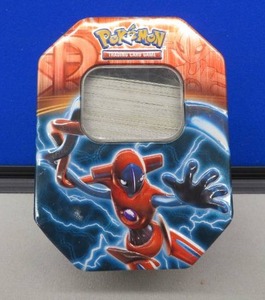 lot 9 image: TIN POKEMON BOX WITH CARDS