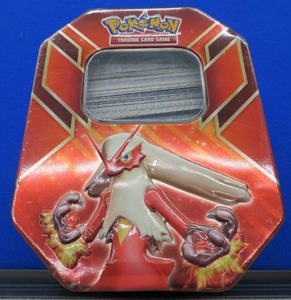 lot 10 image: POKEMON TIN FULL OF MISC CARDS.