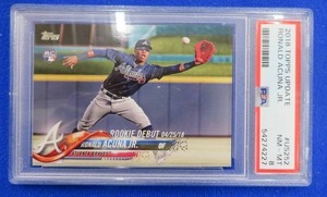 lot 36 image: PSA RATED CARD