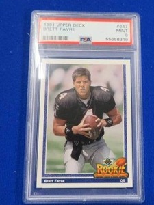lot 49 image: PSA RATED CARD-BRETT FAVRE