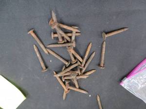 lot 73 image: VINTAGE RAILROAD NAILS