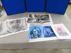 lot 102 image: PAINTINGDRAWINGS