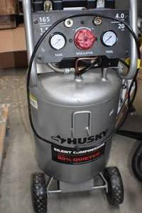 Husky 20 gallon air compressor
