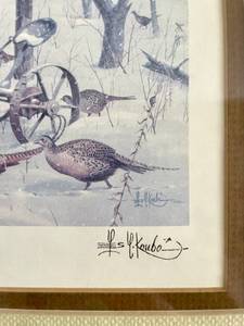 Lot of 3 LES KOUBA Wildlife Signed Artwork Prints