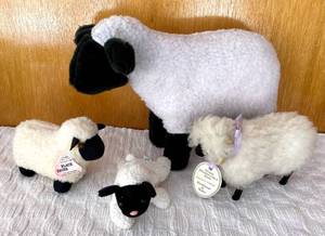 Lot of Collectible Plush Sheep