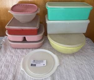 Lot of Vintage Tupperware Storage Containers