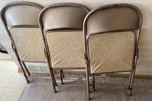 3 Folding Chairs
