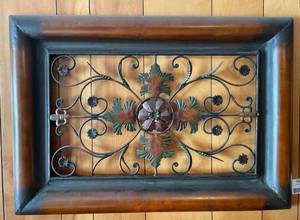 Contemporary Wood and Metal Wall Art
