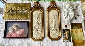 Lot of Various Vintage Religious Collectibles