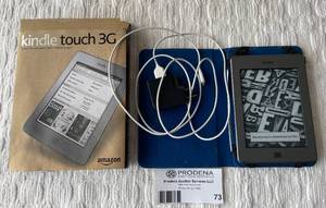 3rd Generation Kindle-Paperwhite with Case and Charger