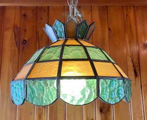 Vintage Hanging Lamp with Chain Lamp  Windchimes