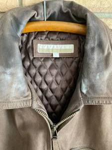 Mens Brown Suede Jacket Size Large