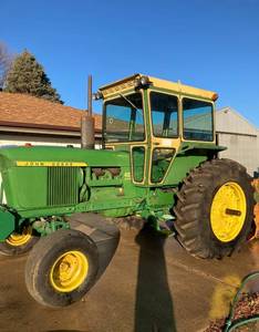 1969 John Deere 4020 Tractor w Vesme Tr-200 Snowblower