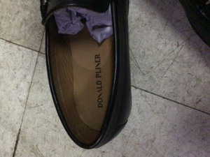 lot 29 image: Donald plainer bit loafers in black