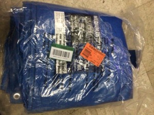 lot 36 image: Everbilt 16 ft. x 20 ft. Blue Medium Duty Tarp