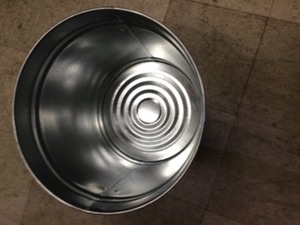 lot 40 image: Behrens 10 Gal. Galvanized Steel Locking Lid Storage Can
