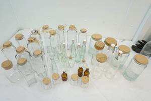 lot 75 image: glass milk bottle