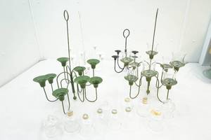 lot 103 image: candle holders
