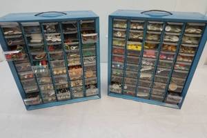 lot 126 image: sewing storage containers