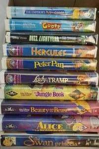 lot 153 image: VHS movies