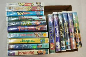 lot 154 image: VHS movies