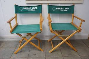 lot 157 image: folding chairs