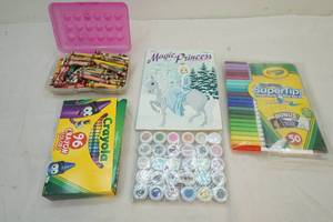 lot 172 image: crayons and markers