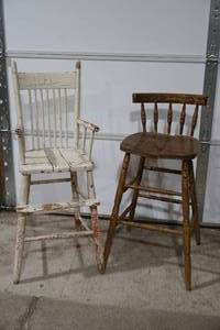 lot 222 image: high chairs