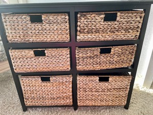 lot 59 image: 6 Basket Storage Unit