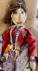 lot 67 image: Four Uniquely Created Dolls