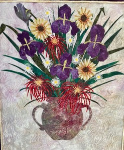 lot 95 image: Terrific Floral Design Tapestry