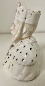 lot 116 image: Victorian King Figurine Powder Box