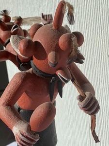 lot 101 image: Kachina Doll by Frank Youyetewa