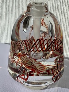 lot 47 image: Stunning Art Glass Dauber Bottle