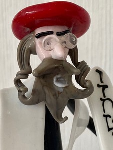 lot 181 image: Art Glass Rabbi Figurine by Moretti Raffaele