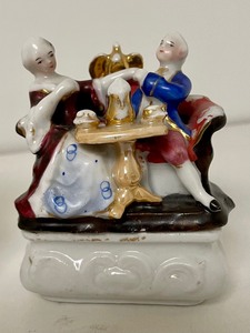 lot 125 image: 3 Victorian Fairing Trinket Boxes