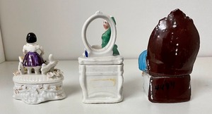 lot 176 image: 3 Magnificent Victorian Fairing Trinket Boxes