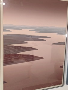 lot 14 image: Mesa Burgundy Framed Contemporary Prints by Scott Nellis