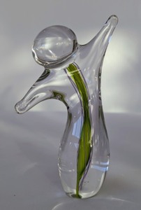 lot 23 image: Art Glass Figurine by Schmidt Rhea Glass