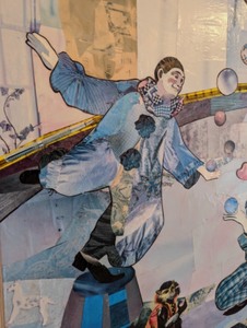 lot 25 image: Paper Mache Circus Art