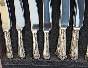 lot 211 image: Sheffield Silver Plated Flatware