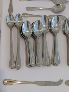 lot 218 image: RSVP Stainless Steel Flatware
