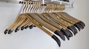 lot 238 image: Brass Clothing Hangers