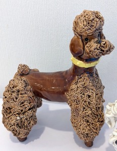 lot 242 image: Assorted Ceramic and Wood Dog Figurines